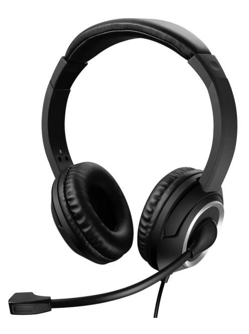 Sandberg Fejhallgató - MiniJack Chat Headset (mikrofon; 3,5mm jack; hangerő szabályzó; 1,8m kábel; f