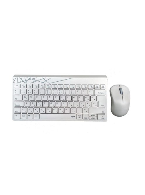 Rapoo 8000S Wireless Keyboard & Mouse Combo White