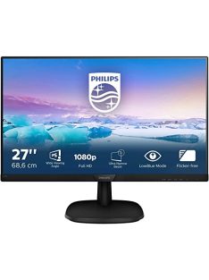   PHILIPS IPS Mointor 27", FHD, 16:9, 75Hz, VGA/HDMI, hangszóró