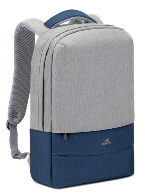 RivaCase 7562 Anti-theft Laptop Backpack 15,6"Grey/Dark Blue