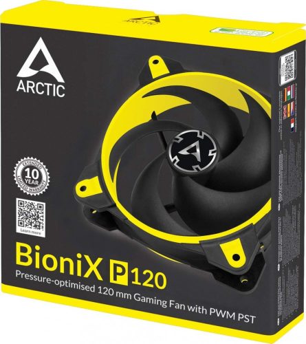 Arctic BioniX P120 Pressure-optimised PWM PST Yellow