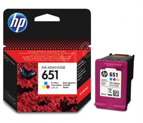HP 651 Color tintapatron