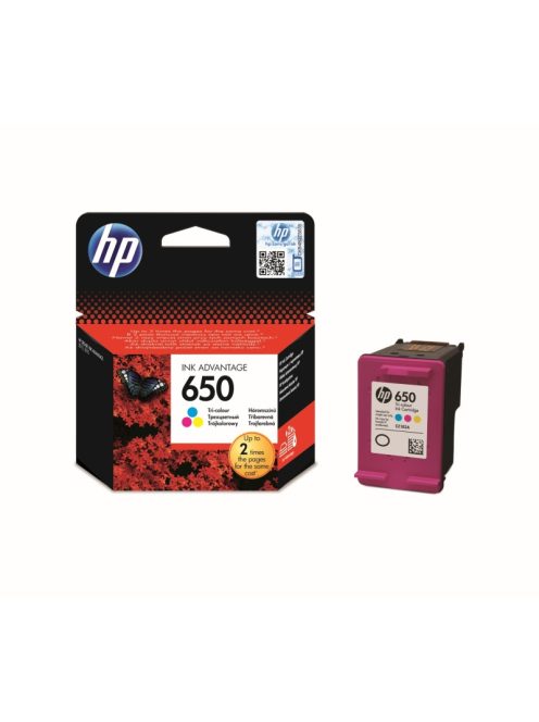 HP 650 színes tintapatron