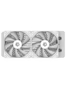 ID-Cooling CPU Water Cooler - FROSTFLOW X 240 LITE SNOW (35,2dB; max. 129,39 m3/h; 2x12cm, fehér LED)