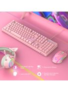 Onikuma G25+CW905 Gaming billentyűzet + egér csomag - Pink