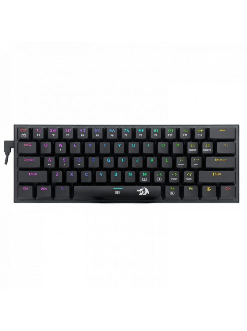 Redragon Anivia, wired mechanical keyboard,RGB,brown switch Black HU