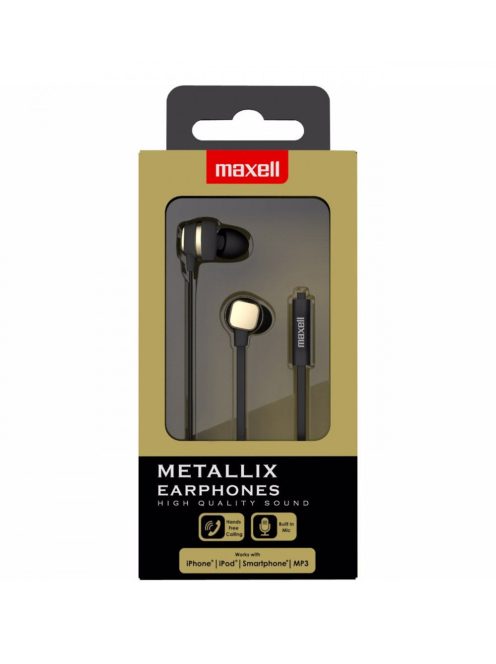Maxell Metallix Gold fülhallgató