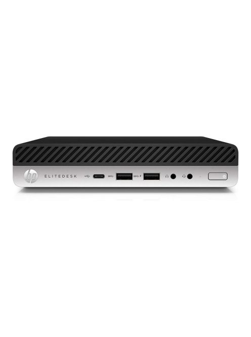 HP EliteDesk 800 G4 DM felújított számítógép (i5 8500T 2.1GHz/16GB RAM/256GB SSD PCIe, WiFi/BT/Intel UHD Graphics/Win 11 Pro)