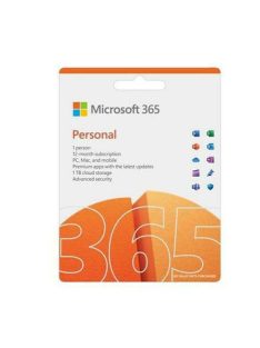   MS Office M365 Personal ENG Subscr P10 Eurozone 1 License Medialess 1 year