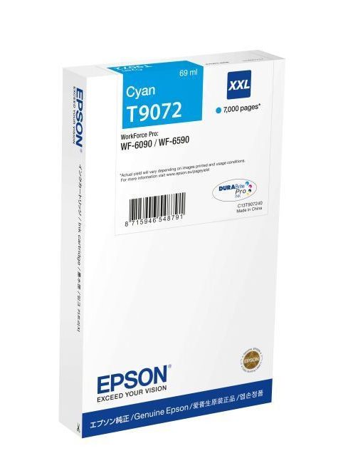 Epson T9072 Cyan tintapatron 7K
