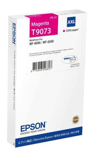 Epson T9073 magenta tintapatron 7K