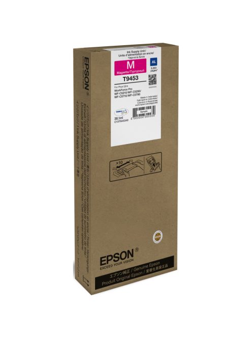 Epson T9453 bíbor tintapatron 5K